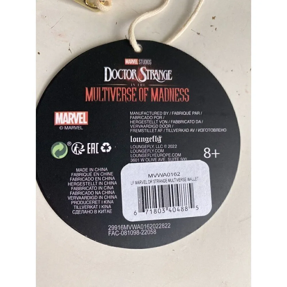 Loungefly Marvel Dr Strange Multiverse‎ Madness Glow in Dark Wallet NEW